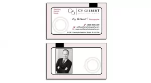 Business Card Design - Cy Gilbert Photography - Comp2