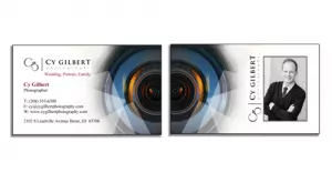 Business Card Design - Cy Gilbert Photography - Comp4