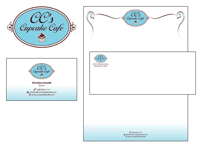 CC's Cupcake Cafe - Corporate Identity