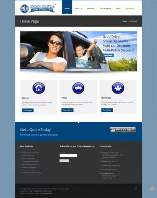 Hawaiian Insurance and Guaranty Company Website Makeover