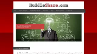 Web Design Huddle Share Home