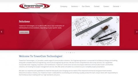 Web Design-TowerCom Technologies-Home