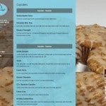 Website Design-CCs Cupcake Cafe-Cookies Page