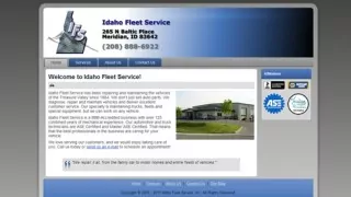 Website Design-Idaho Fleet Service-Home
