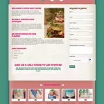 Website Design - Stevi Raff Cakes Cakes - Contact Page