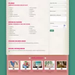 Website Design - Stevi Raff Cakes Cakes - Flavors Page