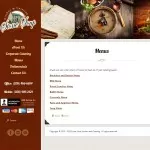 Website Design-Stone Soup Catering-Menu