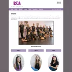 Website Makeover - Boise Dance Alliance - Students Page
