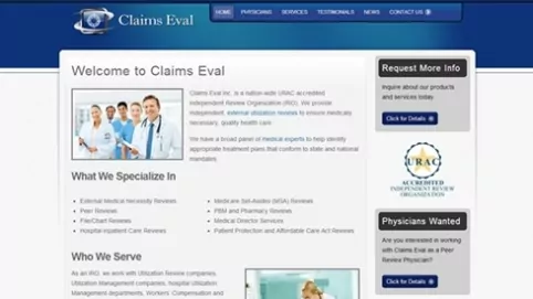 Website Makeover-Claims Eval-Home