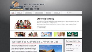 Website Makeover-Cloverdale Church of God-Home