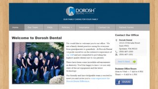 Website Makeover-Dorosh Dental-Home