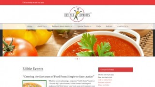 Website Makeover-Edible Events-Home