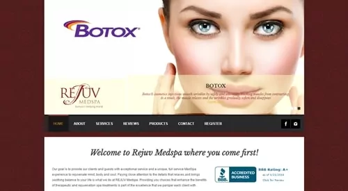 Rejuv MedSpa Website