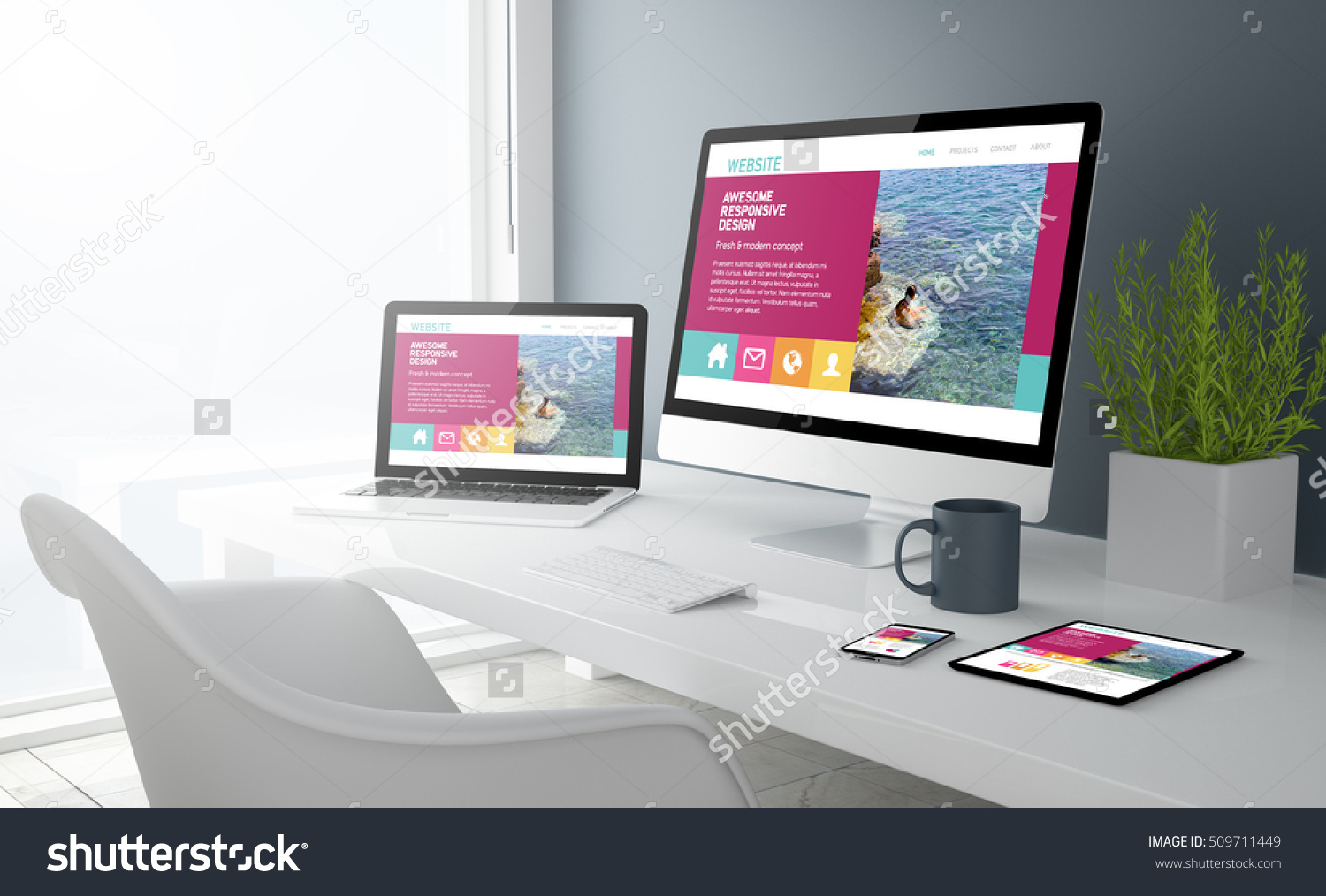 stock-photo--d-rendering-of-desktop-with-all-devices-showing-modern-design-website-all-screen-graphics-are-509711449